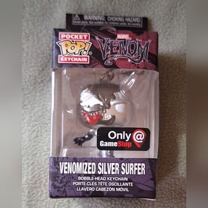 Marvel Venomized Silver Surfer Keychain